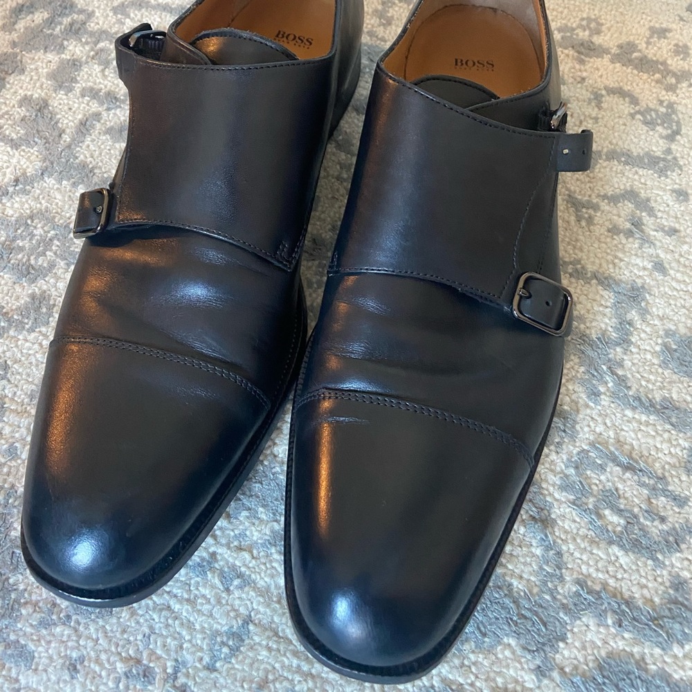 Hugo boss monk strap made in Italy